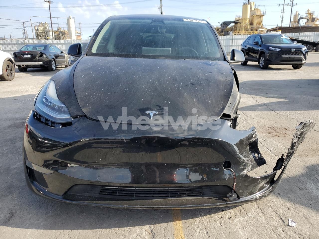 Photo 5 of 2021 TESLA MODEL Y (VIN 5YJYGDEE1MF095377)