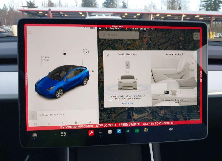 Photo 19 of 2021 Tesla Model Y LONG RANGE DUAL MOTOR ALL-WHEEL DRIVE (VIN 5YJYGDEE1MF108483)