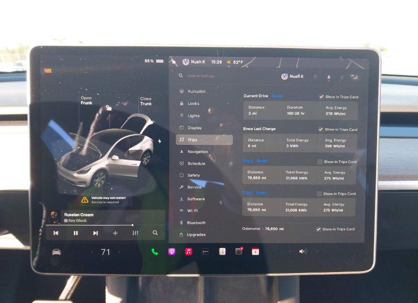 Photo 7 of 2021 Tesla Model Y LONG RANGE DUAL MOTOR ALL-WHEEL DRIVE (VIN 5YJYGDEE1MF174869)