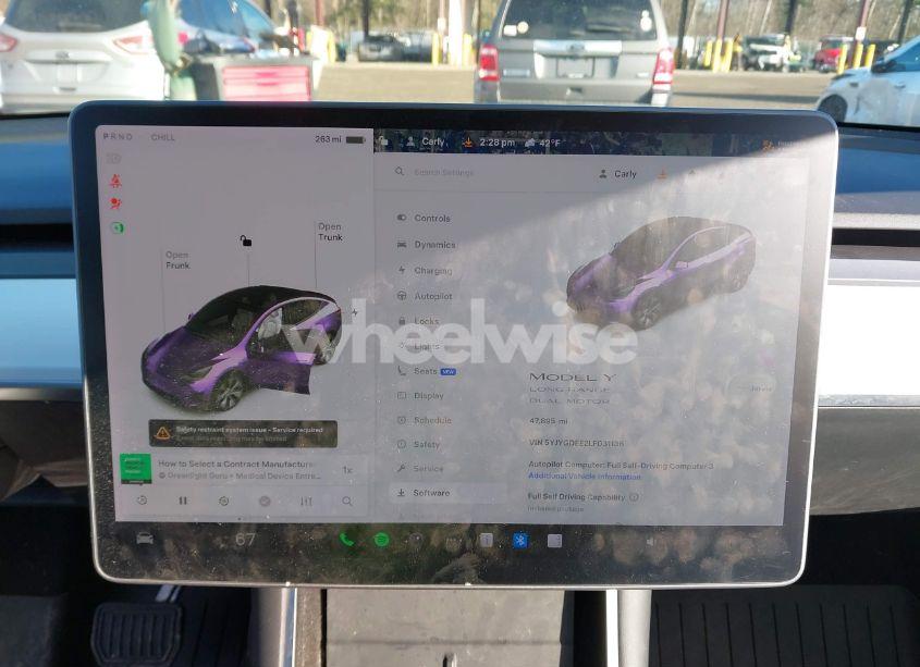 Photo 19 of 2020 Tesla Model Y LONG RANGE DUAL MOTOR ALL-WHEEL DRIVE (VIN 5YJYGDEE2LF031136)