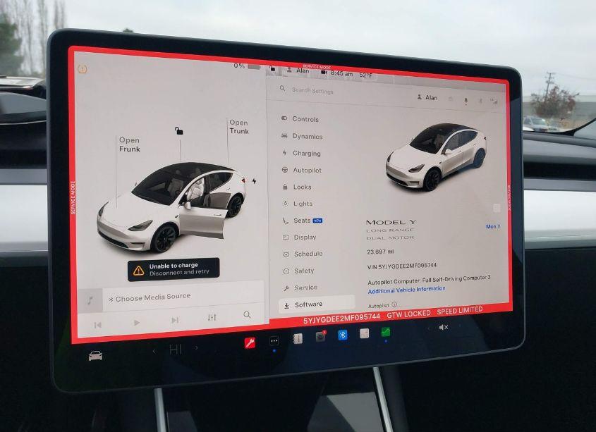 Photo 19 of 2021 Tesla Model Y LONG RANGE DUAL MOTOR ALL-WHEEL DRIVE (VIN 5YJYGDEE2MF095744)