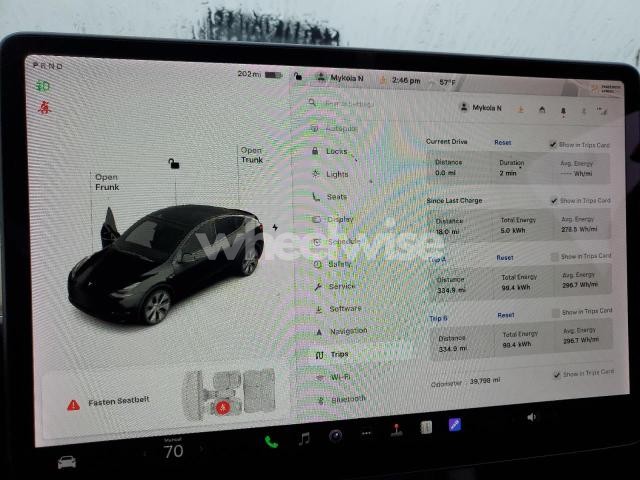 Photo 9 of 2021 TESLA MODEL Y (VIN 5YJYGDEE2MF243763)