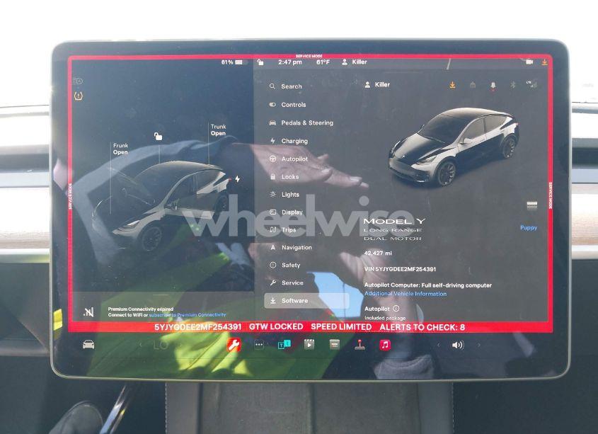 Photo 17 of 2021 Tesla Model Y LONG RANGE DUAL MOTOR ALL-WHEEL DRIVE (VIN 5YJYGDEE2MF254391)