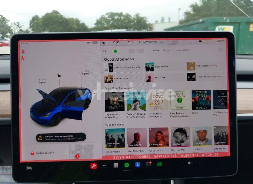 Photo 18 of 2020 Tesla Model Y LONG RANGE DUAL MOTOR ALL-WHEEL DRIVE (VIN 5YJYGDEE3LF029556)