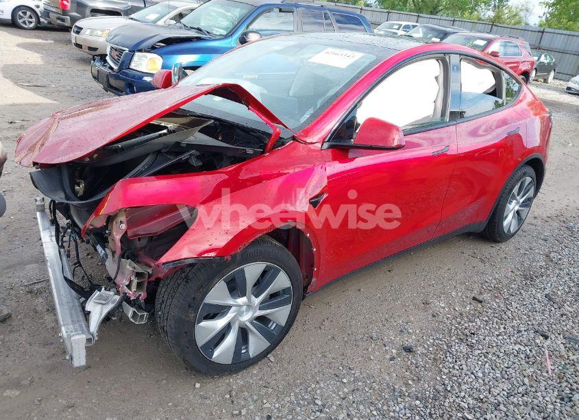 Photo 2 of 2021 Tesla Model Y LONG RANGE DUAL MOTOR ALL-WHEEL DRIVE (VIN 5YJYGDEE3MF173321)