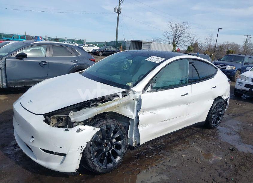 Photo 2 of 2021 Tesla Model Y LONG RANGE DUAL MOTOR ALL-WHEEL DRIVE (VIN 5YJYGDEE3MF246929)