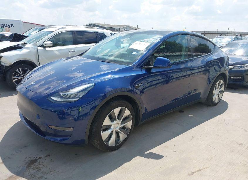 Photo 2 of 2021 Tesla Model Y LONG RANGE DUAL MOTOR ALL-WHEEL DRIVE (VIN 5YJYGDEE3MF300505)
