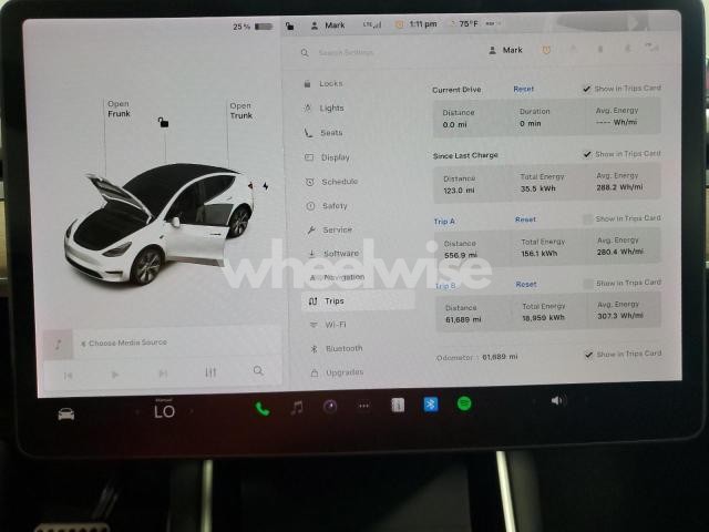 Photo 5 of 2020 TESLA MODEL Y (VIN 5YJYGDEE4LF030733)