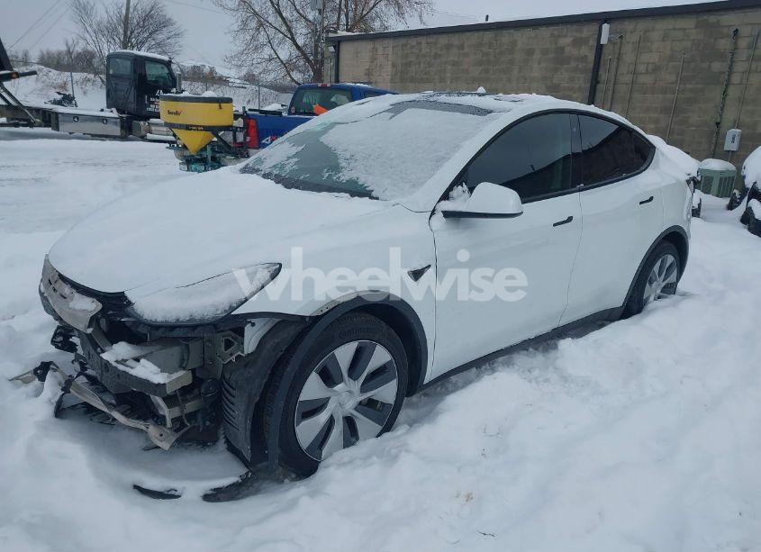 Photo 2 of 2020 Tesla Model Y LONG RANGE DUAL MOTOR ALL-WHEEL DRIVE (VIN 5YJYGDEE4LF045037)