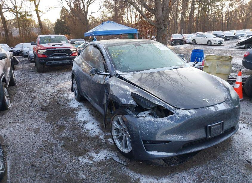2021 Tesla Model Y LONG RANGE DUAL MOTOR ALL-WHEEL DRIVE (VIN 5YJYGDEE4MF142255) main photo