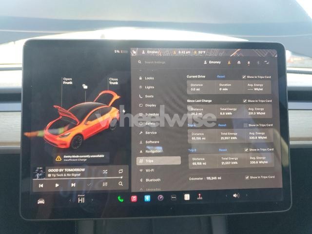 Photo 5 of 2021 TESLA MODEL Y (VIN 5YJYGDEE4MF253999)
