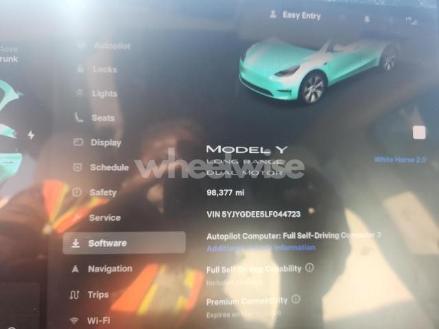 Photo 6 of 2020 TESLA MODEL Y (VIN 5YJYGDEE5LF044723)