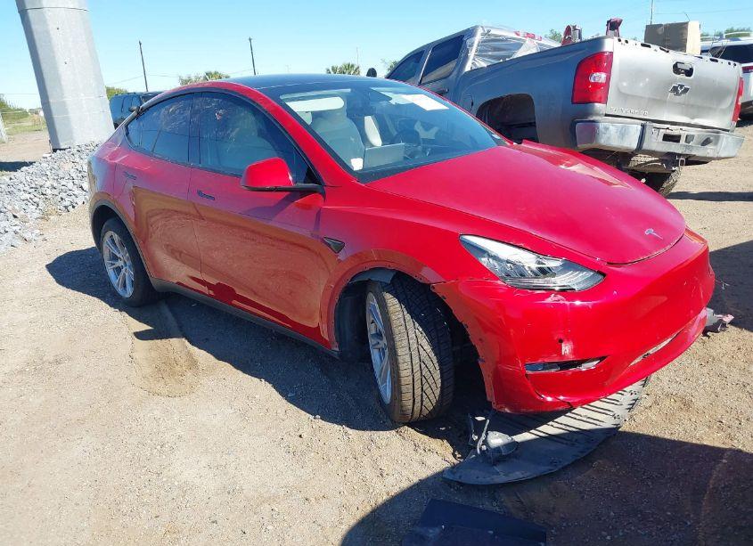 2020 Tesla Model Y LONG RANGE DUAL MOTOR ALL-WHEEL DRIVE (VIN 5YJYGDEE5LF049713) main photo