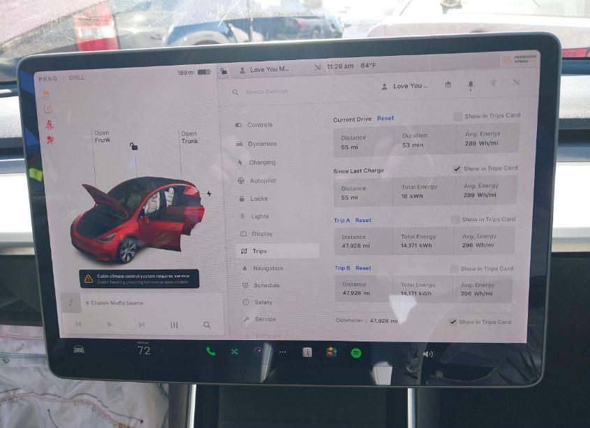 Photo 7 of 2020 Tesla Model Y LONG RANGE DUAL MOTOR ALL-WHEEL DRIVE (VIN 5YJYGDEE5LF049713)