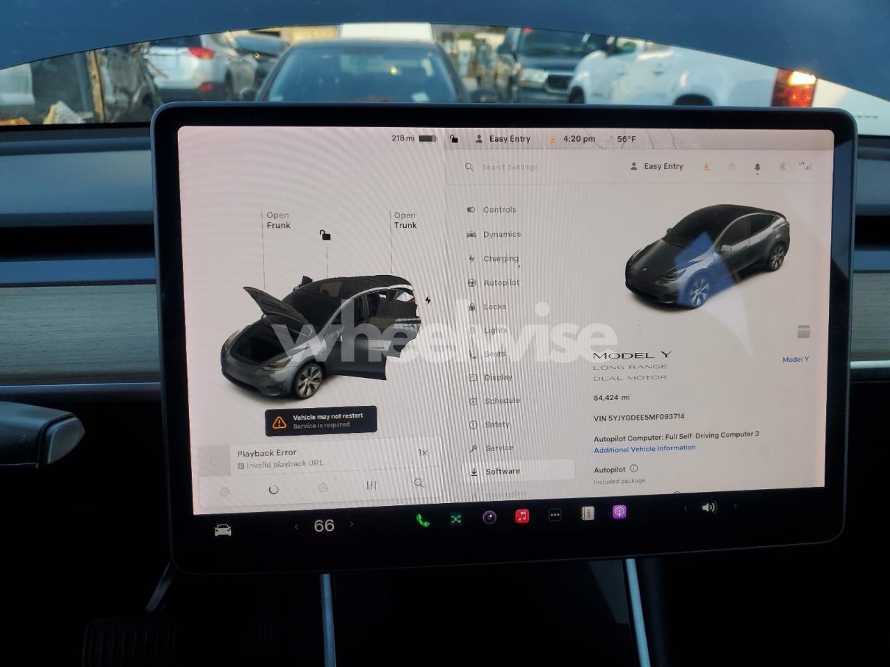 Photo 9 of 2021 TESLA MODEL Y (VIN 5YJYGDEE5MF093714)