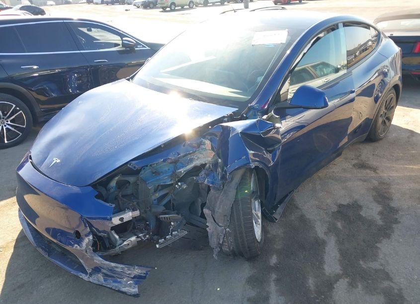 Photo 2 of 2021 Tesla Model Y LONG RANGE DUAL MOTOR ALL-WHEEL DRIVE (VIN 5YJYGDEE6MF091762)