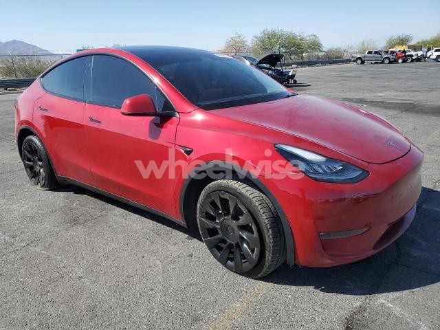 Photo 2 of 2021 TESLA MODEL Y (VIN 5YJYGDEE6MF096413)