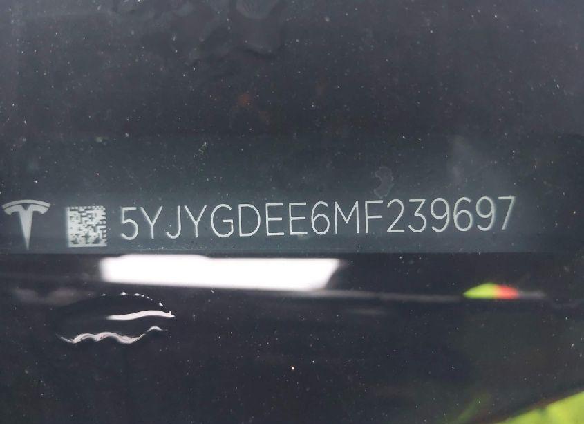 Photo 9 of 2021 Tesla Model Y LONG RANGE DUAL MOTOR ALL-WHEEL DRIVE (VIN 5YJYGDEE6MF239697)