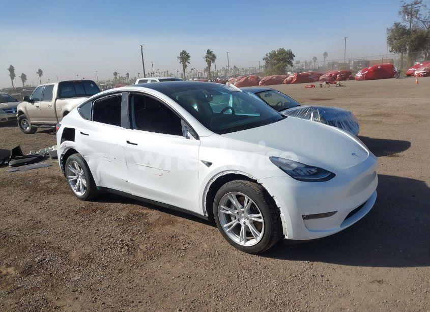 2021 Tesla Model Y LONG RANGE DUAL MOTOR ALL-WHEEL DRIVE (VIN 5YJYGDEE6MF281206) main photo