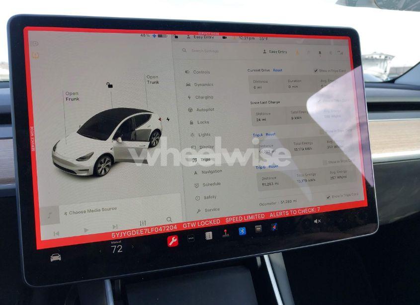 Photo 7 of 2020 Tesla Model Y LONG RANGE DUAL MOTOR ALL-WHEEL DRIVE (VIN 5YJYGDEE7LF047204)