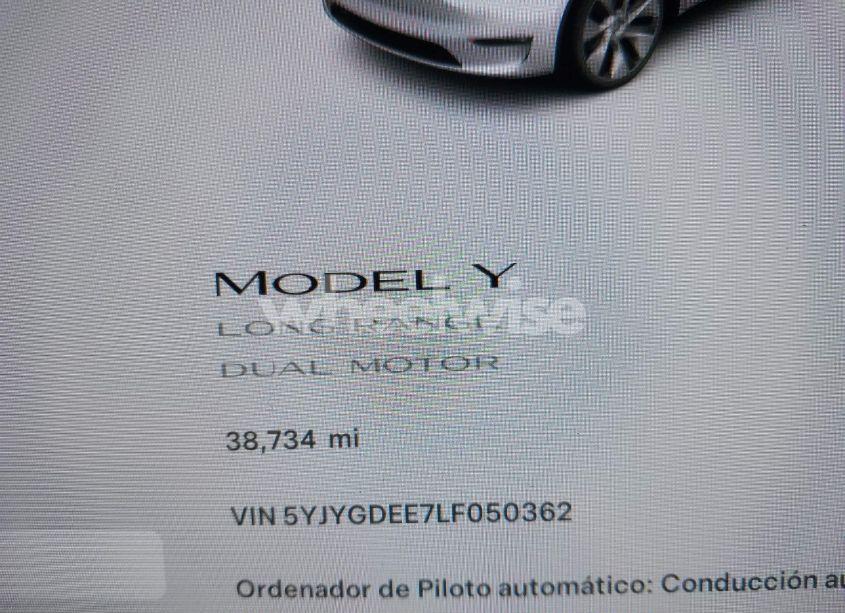 Photo 15 of 2020 Tesla Model Y LONG RANGE DUAL MOTOR ALL-WHEEL DRIVE (VIN 5YJYGDEE7LF050362)