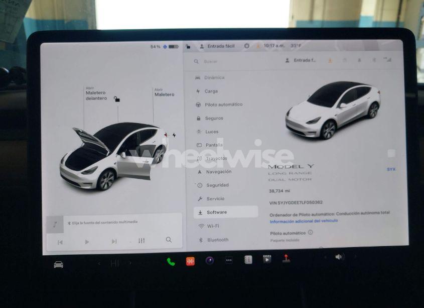 Photo 7 of 2020 Tesla Model Y LONG RANGE DUAL MOTOR ALL-WHEEL DRIVE (VIN 5YJYGDEE7LF050362)