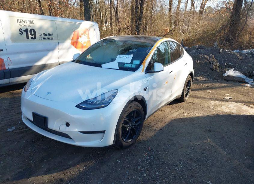 Photo 2 of 2021 Tesla Model Y LONG RANGE DUAL MOTOR ALL-WHEEL DRIVE (VIN 5YJYGDEE7MF068233)