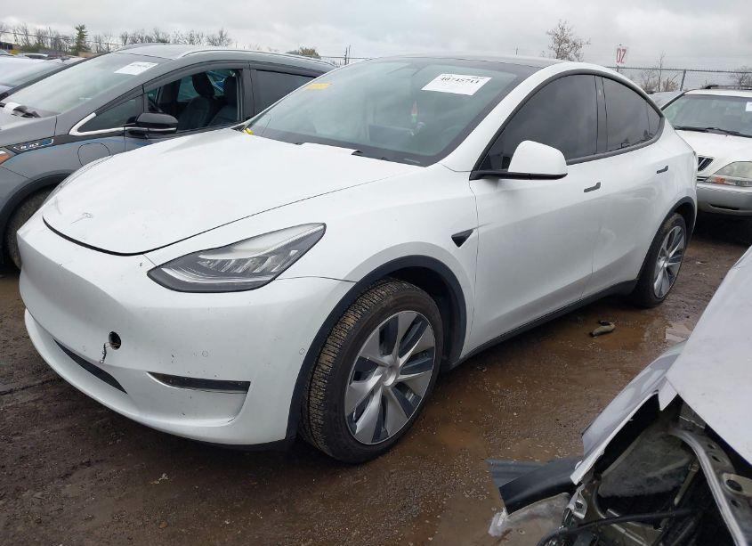 Photo 2 of 2021 Tesla Model Y LONG RANGE DUAL MOTOR ALL-WHEEL DRIVE (VIN 5YJYGDEE7MF083718)