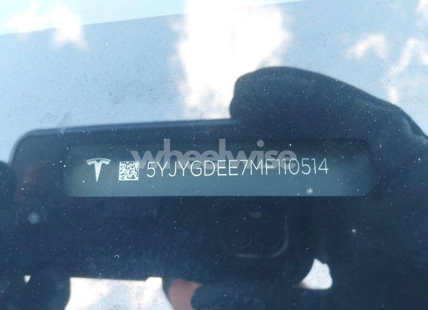 Photo 9 of 2021 Tesla Model Y LONG RANGE DUAL MOTOR ALL-WHEEL DRIVE (VIN 5YJYGDEE7MF110514)