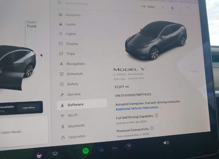 Photo 7 of 2021 Tesla Model Y LONG RANGE DUAL MOTOR ALL-WHEEL DRIVE (VIN 5YJYGDEE7MF174312)