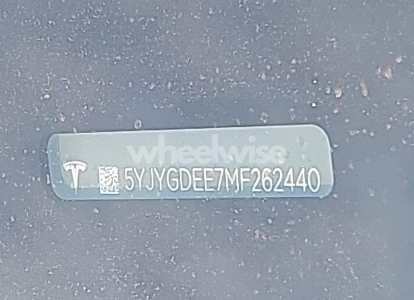 Photo 9 of 2021 Tesla Model Y LONG RANGE DUAL MOTOR ALL-WHEEL DRIVE (VIN 5YJYGDEE7MF262440)