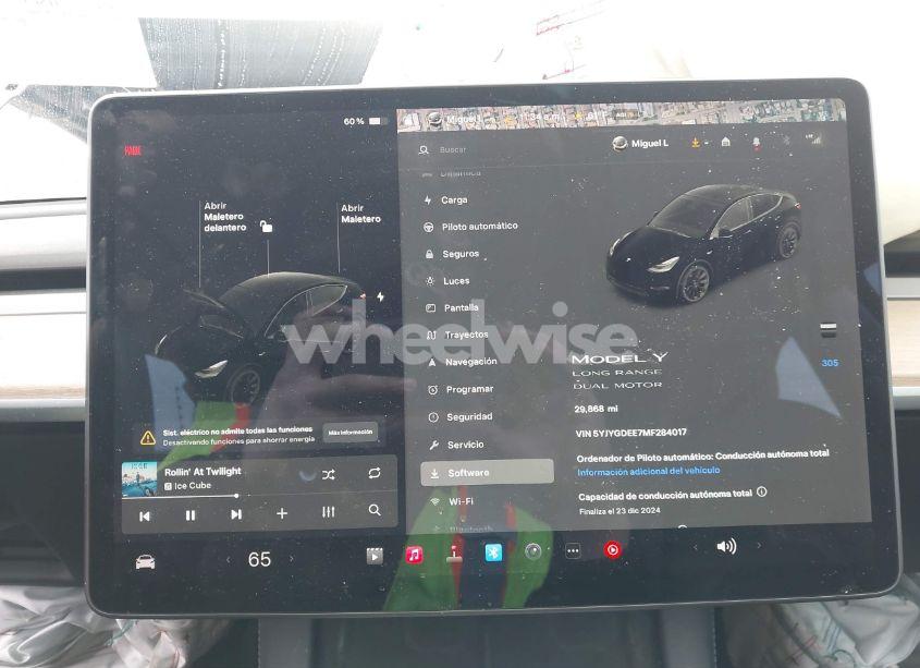 Photo 15 of 2021 Tesla Model Y LONG RANGE DUAL MOTOR ALL-WHEEL DRIVE (VIN 5YJYGDEE7MF284017)