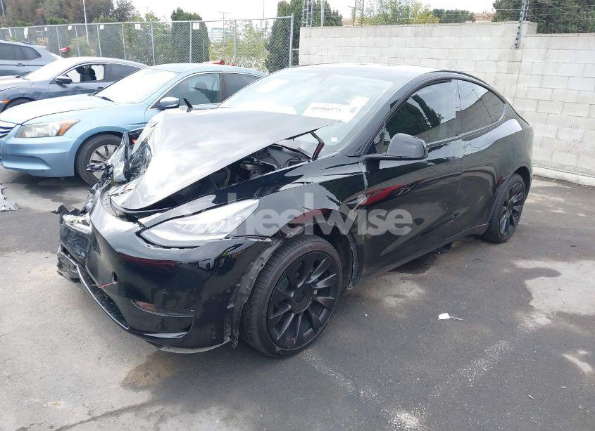 Photo 2 of 2021 Tesla Model Y LONG RANGE DUAL MOTOR ALL-WHEEL DRIVE (VIN 5YJYGDEE7MF284017)