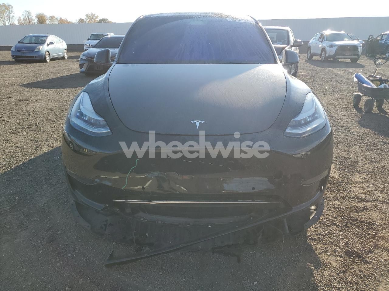 Photo 5 of 2021 TESLA MODEL Y (VIN 5YJYGDEE7MF302578)
