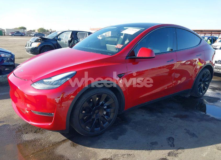 Photo 2 of 2020 Tesla Model Y LONG RANGE DUAL MOTOR ALL-WHEEL DRIVE (VIN 5YJYGDEE8LF057269)