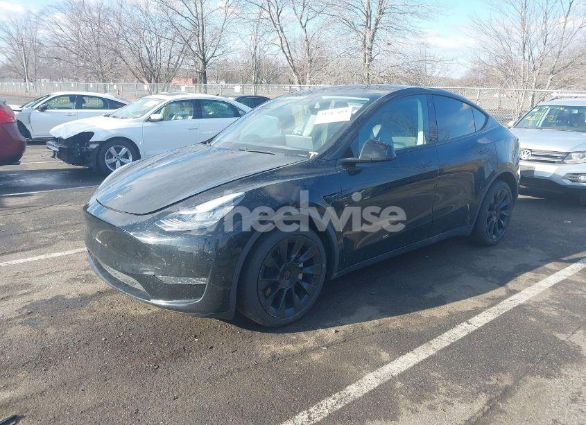 Photo 2 of 2021 Tesla Model Y LONG RANGE DUAL MOTOR ALL-WHEEL DRIVE (VIN 5YJYGDEE8MF078740)