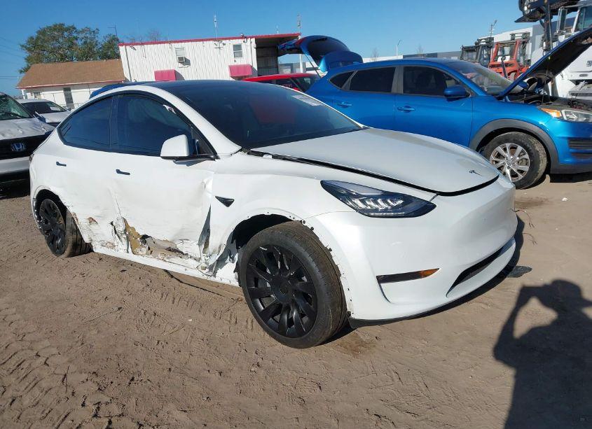 2021 Tesla Model Y LONG RANGE DUAL MOTOR ALL-WHEEL DRIVE (VIN 5YJYGDEE8MF115429) main photo