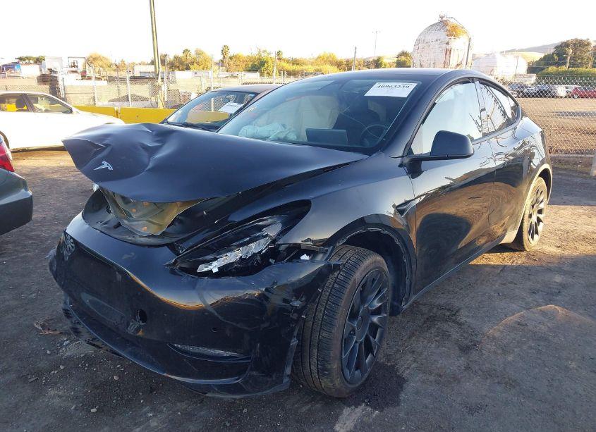 Photo 2 of 2021 Tesla Model Y LONG RANGE DUAL MOTOR ALL-WHEEL DRIVE (VIN 5YJYGDEE8MF138774)