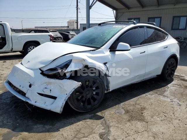 Photo 7 of 2021 TESLA MODEL Y (VIN 5YJYGDEE8MF231584)