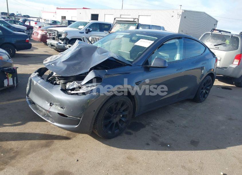 Photo 2 of 2020 Tesla Model Y LONG RANGE DUAL MOTOR ALL-WHEEL DRIVE (VIN 5YJYGDEE9LF010929)