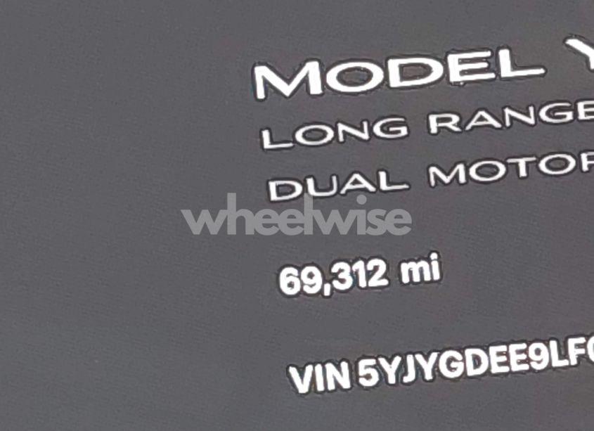 Photo 14 of 2020 Tesla Model Y LONG RANGE DUAL MOTOR ALL-WHEEL DRIVE (VIN 5YJYGDEE9LF043865)