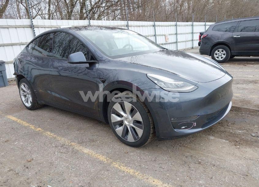 2021 Tesla Model Y LONG RANGE DUAL MOTOR ALL-WHEEL DRIVE (VIN 5YJYGDEE9MF086636) main photo