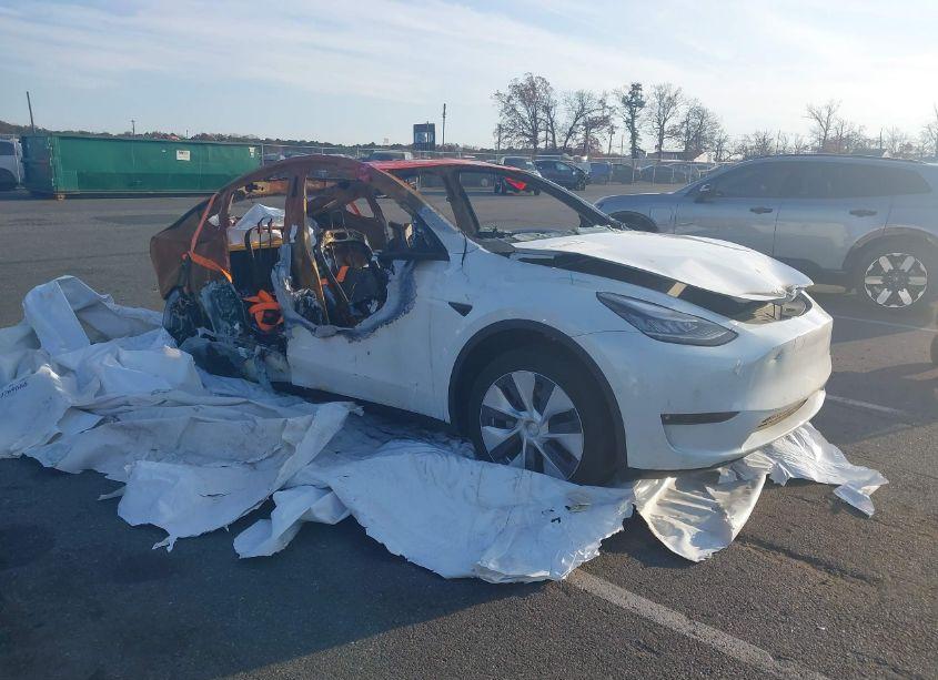 2021 Tesla Model Y LONG RANGE DUAL MOTOR ALL-WHEEL DRIVE (VIN 5YJYGDEE9MF117903) main photo