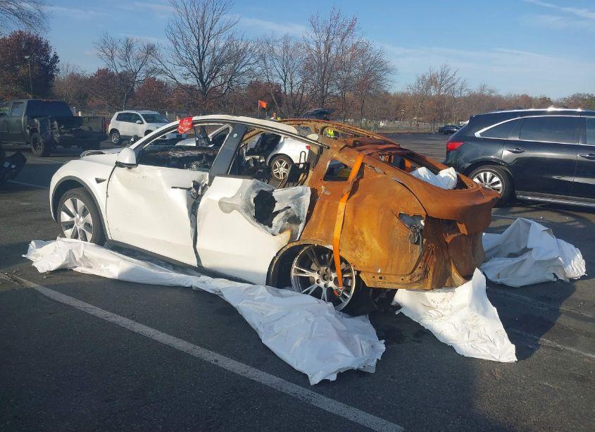 Photo 3 of 2021 Tesla Model Y LONG RANGE DUAL MOTOR ALL-WHEEL DRIVE (VIN 5YJYGDEE9MF117903)