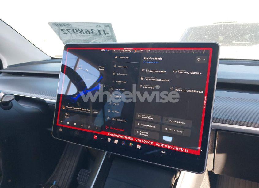 Photo 18 of 2021 Tesla Model Y LONG RANGE DUAL MOTOR ALL-WHEEL DRIVE (VIN 5YJYGDEE9MF119909)