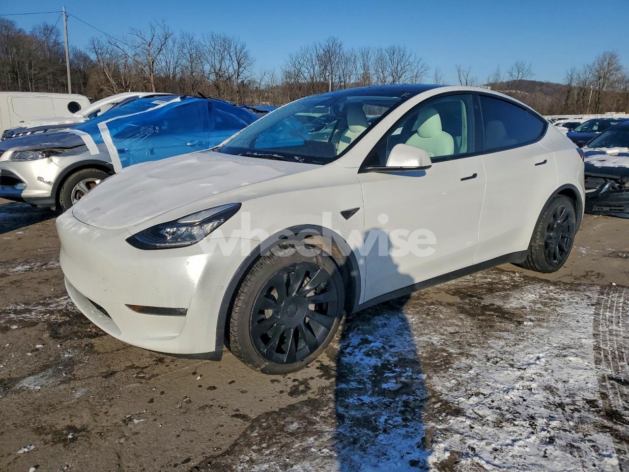2021 TESLA MODEL Y (VIN 5YJYGDEE9MF130098) main photo
