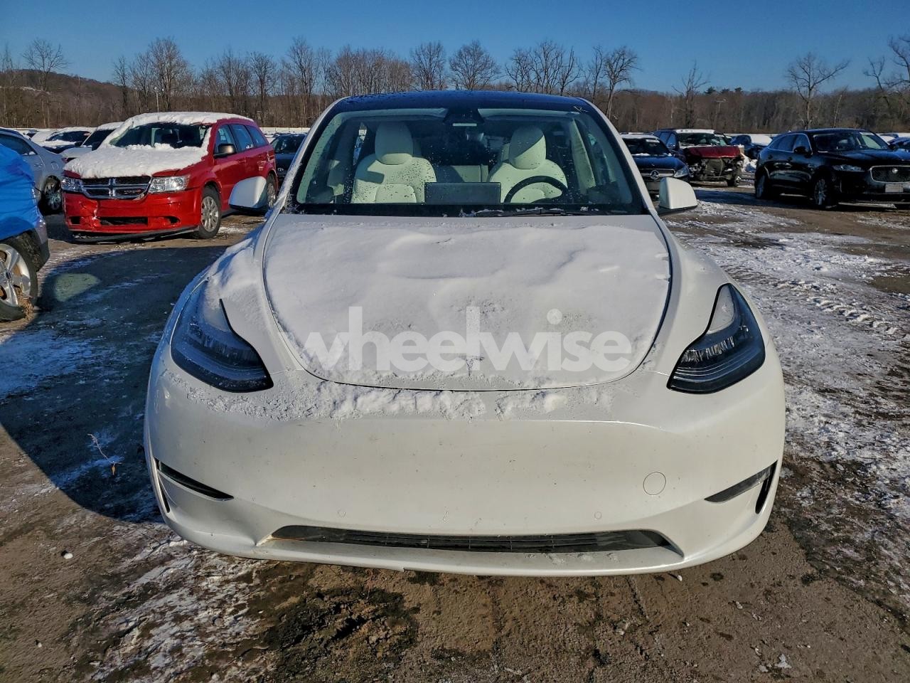 Photo 5 of 2021 TESLA MODEL Y (VIN 5YJYGDEE9MF130098)