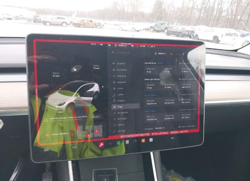 Photo 18 of 2021 Tesla Model Y LONG RANGE DUAL MOTOR ALL-WHEEL DRIVE (VIN 5YJYGDEEXMF083759)