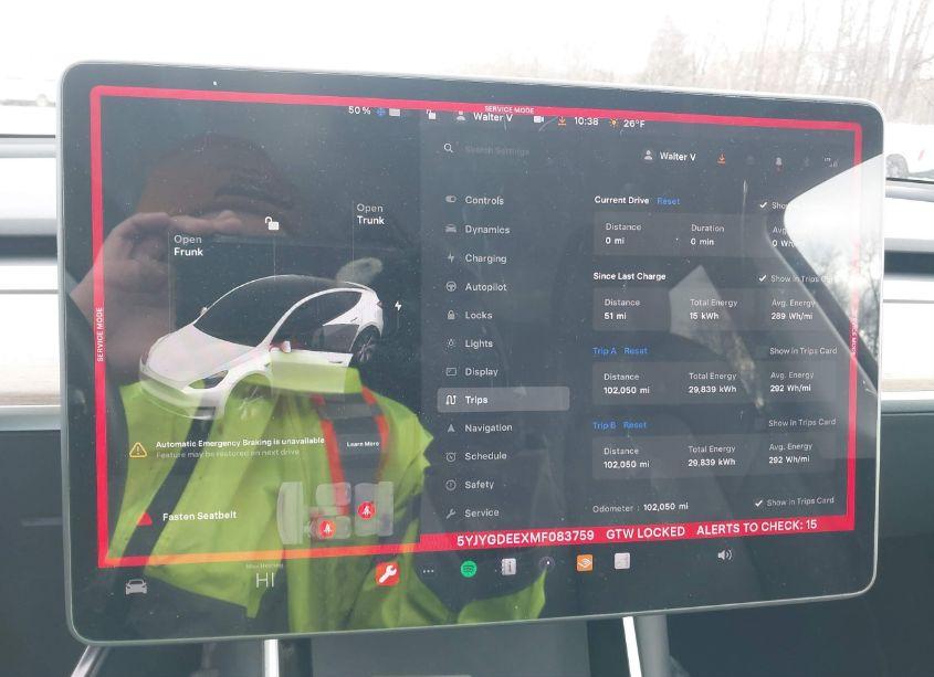 Photo 7 of 2021 Tesla Model Y LONG RANGE DUAL MOTOR ALL-WHEEL DRIVE (VIN 5YJYGDEEXMF083759)