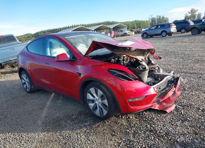 2021 Tesla Model Y LONG RANGE DUAL MOTOR ALL-WHEEL DRIVE (VIN 5YJYGDEEXMF092025) main photo